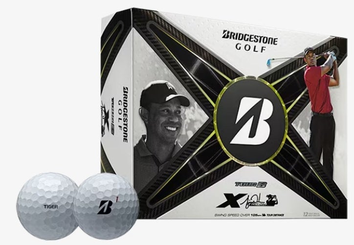 Bridgestone Tour B-X Tiger Woods Edition Golf Balls (White,12pk) 1 Dozen  2024