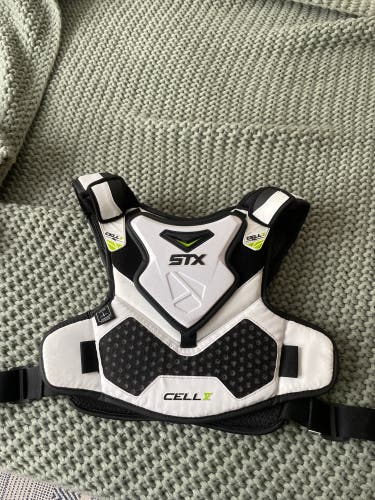 Used Large STX Cell V Shoulder Pads