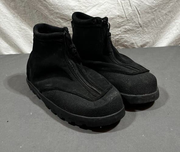 Neos Uptowner Overshoes Black Zip Front Size Large GREAT Satisfaction Guaranteed