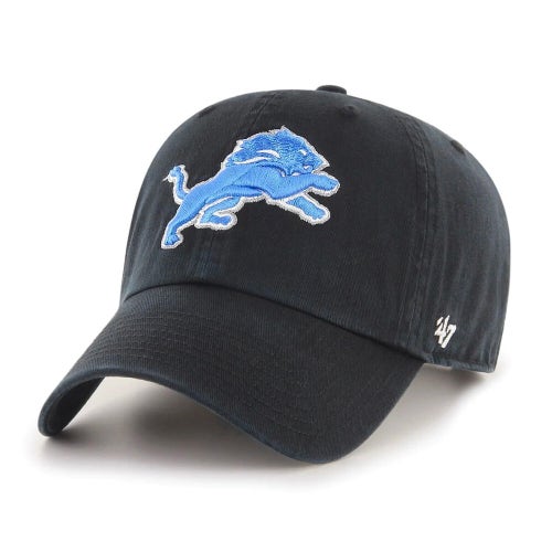2024 Detroit Lions Black '47 Clean Up Adjustable Strapback Hat