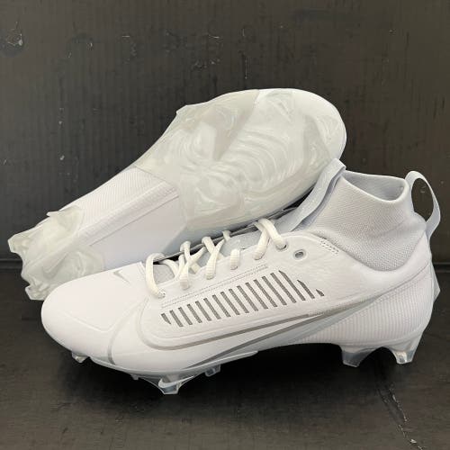 (Size 11) Nike Vapor Edge Pro 360 2 'White Metallic Silver' Lacrosse/Football Cleats