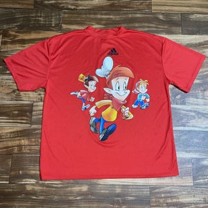 Rice Krispies Snap Crackle Pop Adidas Red Soccer Jersey Shirt Size XL