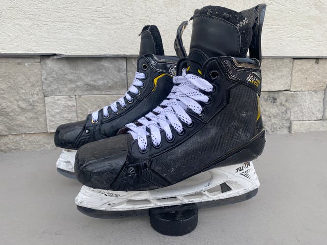 Bauer Supreme UltraSonic Mens Pro Stock Size 8 Hockey Skates MIC 4115