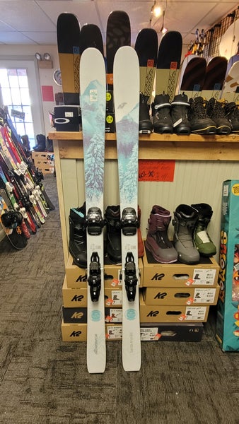Used 2023 Nordica 165 cm Santa Ana 84 Skis With Bindings USED JUST 3 TIMES