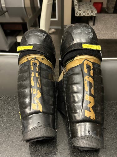 Used CCM 15"  ASV Pro Shin Pads