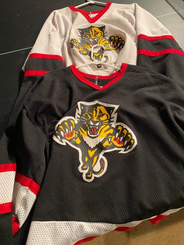 Home and away vintage panthers jerseys