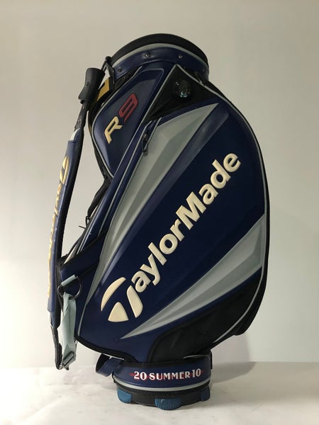 TaylorMade R9 Staff Bag Blue 6-Way Divide Single Strap Golf Bag BROKEN ZIPPER!!
