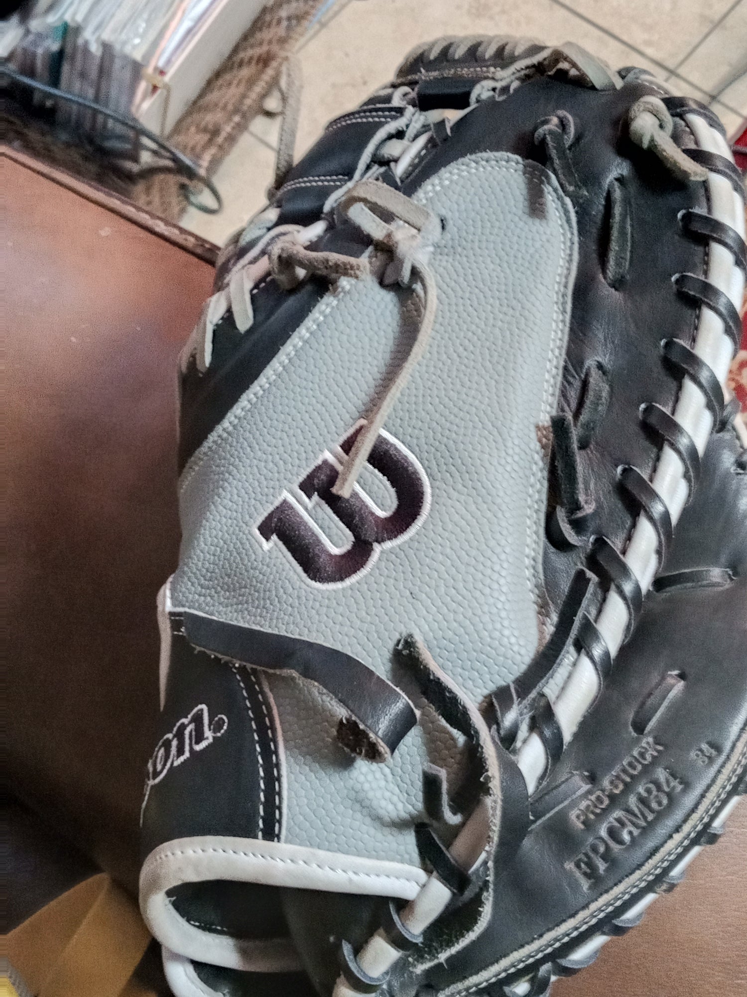 Used 2022 Right Hand Throw Wilson Catcher's A2000 Softball Glove 34