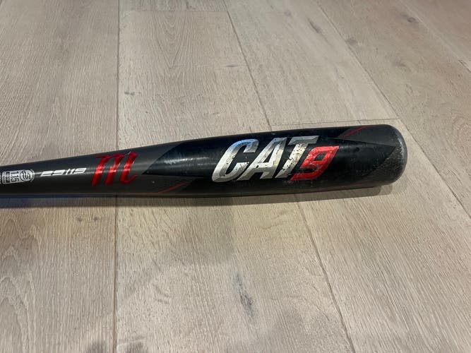 Used USSSA Certified 2022 Marucci Alloy CAT9 Bat (-10) 19 oz 29"