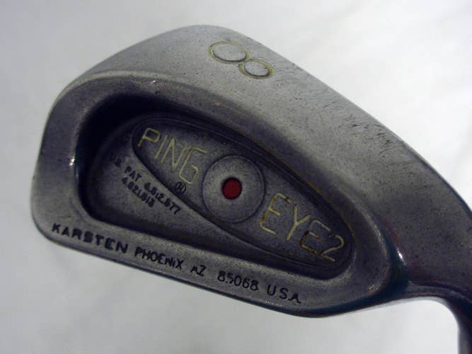 Ping Eye 2 8 Iron Red Plus-No-Plus (Steel, ZZ-Lite, Stiff) 8i Eye2 Golf Club