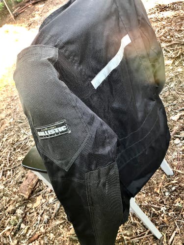 Unisex Joe Rocket Armored Black Mesh Textile Motorcycle Jacket Full Zip