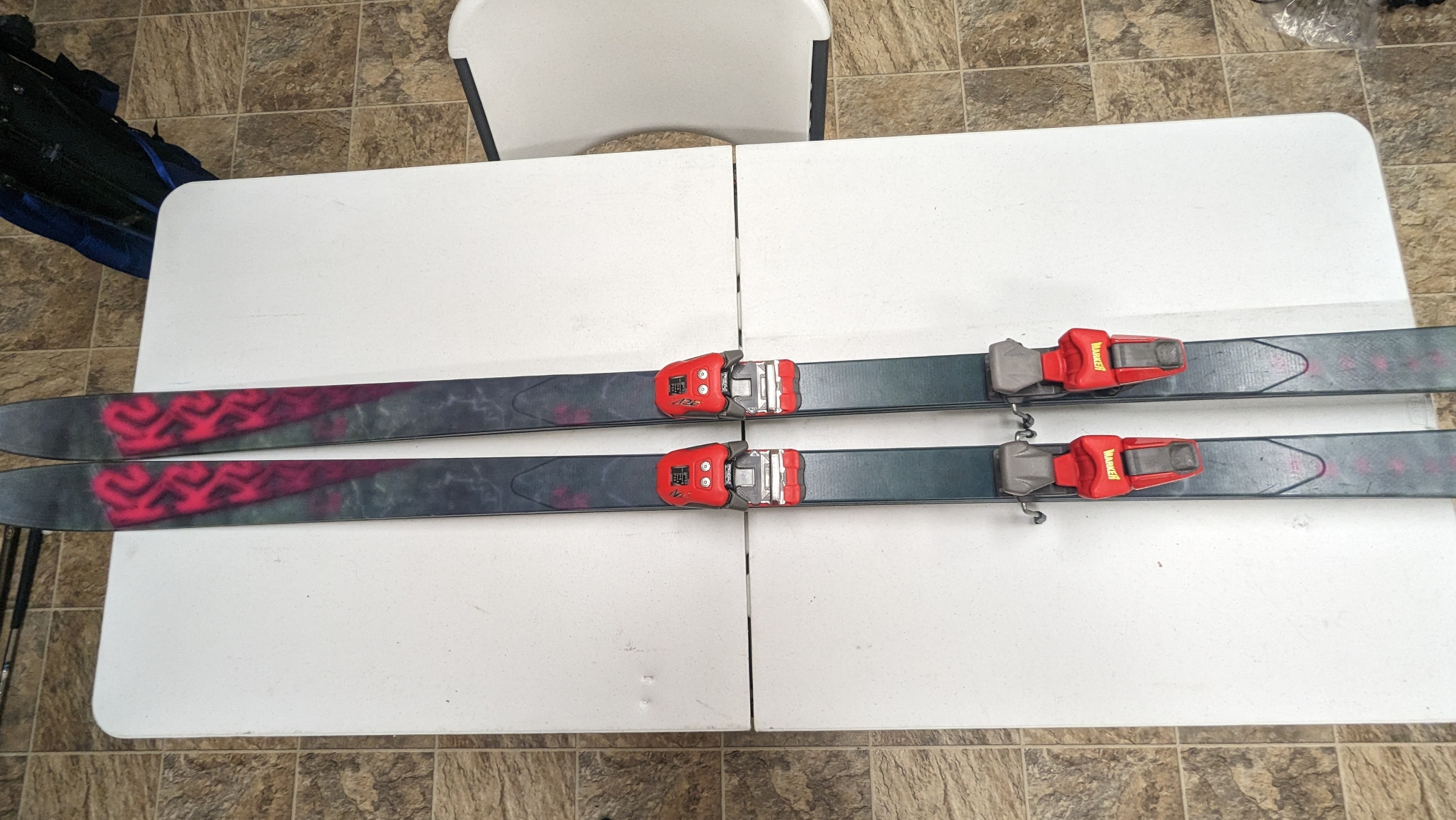 K2 Extreme FX Skis 190 cm with Marker M28 V-Tech Twincam Bindings