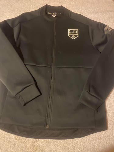 Los Angeles Kings NHL Adidas Fleece Jacket Adult Large