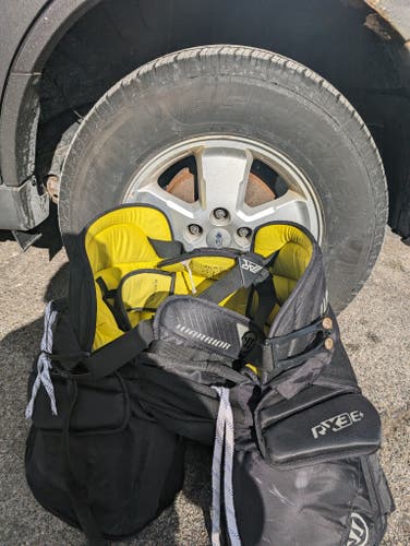 Used Large Warrior Warrior Ritual X3 E+ Goalie Pant - Senior Goalie Pants