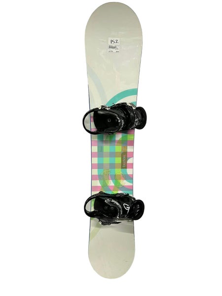 Used Burton Feather 152 Cm Women s Snowboard Combo SidelineSwap