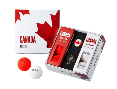 Volvik Golf Limited Edition Canada Golf Ball Pack - Volvik Vivid 6 Ball Pack