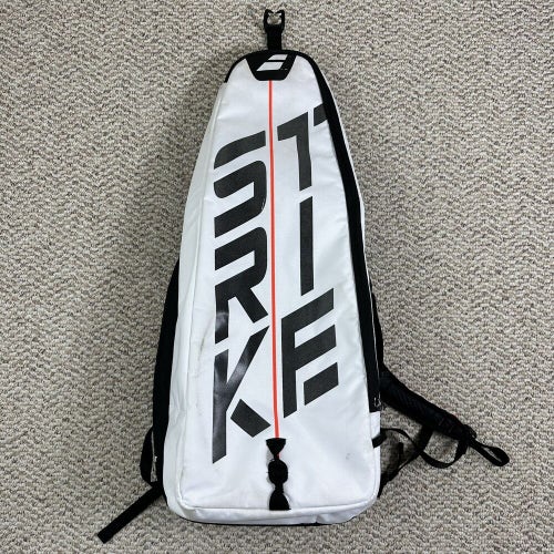Babolat Pure Strike Tennis Racquet Holder Fold Over Backpack Bag White Black Red