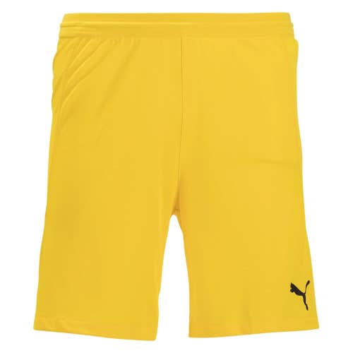 Puma Mens Teamgoal 23 Knit 704262 Size Medium Yellow Soccer Shorts NWT