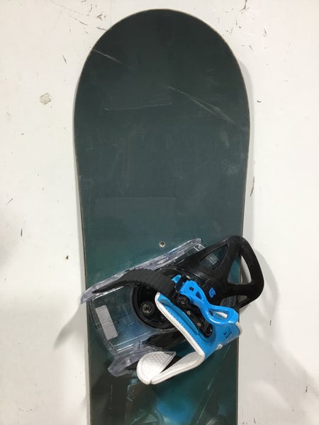 Used Burton Chopper 111 Cm Junior Snowboard Combo SidelineSwap