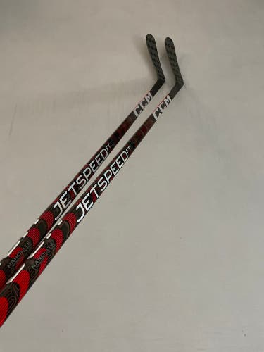 *2 Pack* of Like New Senior CCM Left Hand Jetspeed FT5 Pro Hockey Sticks 85 Flex P90TM