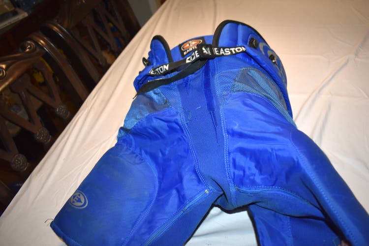 Easton Stealth S5 Hockey Pants, Full Range Motion, Bio Dri, Blue, Junior XL (30-32)