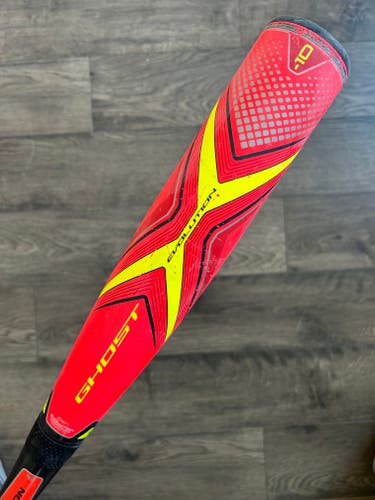 Used 2019 Easton Composite Ghost X Evolution Bat (-10) 18 oz 28"