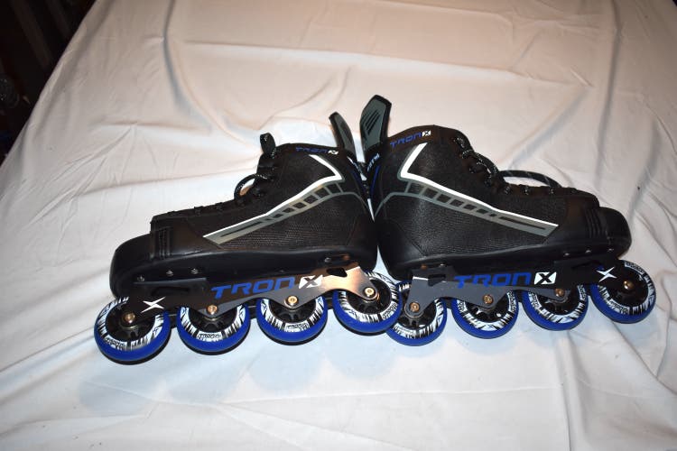 Tron X Velocity Inline Hockey Skates, Senior Size 10 - New Condition!