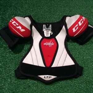 CCM LTP Capitals Hockey Shoulder Pads Youth Large (L)