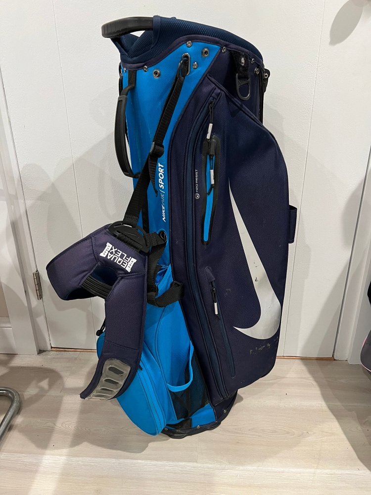 Nike Caddy Air Sport Stand Golf Bag GF3002-412 Midnight Navy/Blue Carry Bag