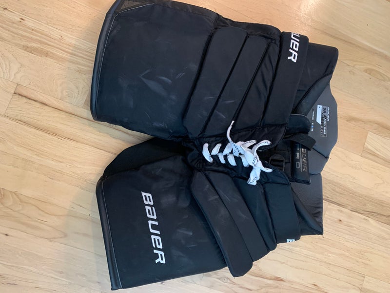Used Large Bauer Pro Hockey Goalie Pants