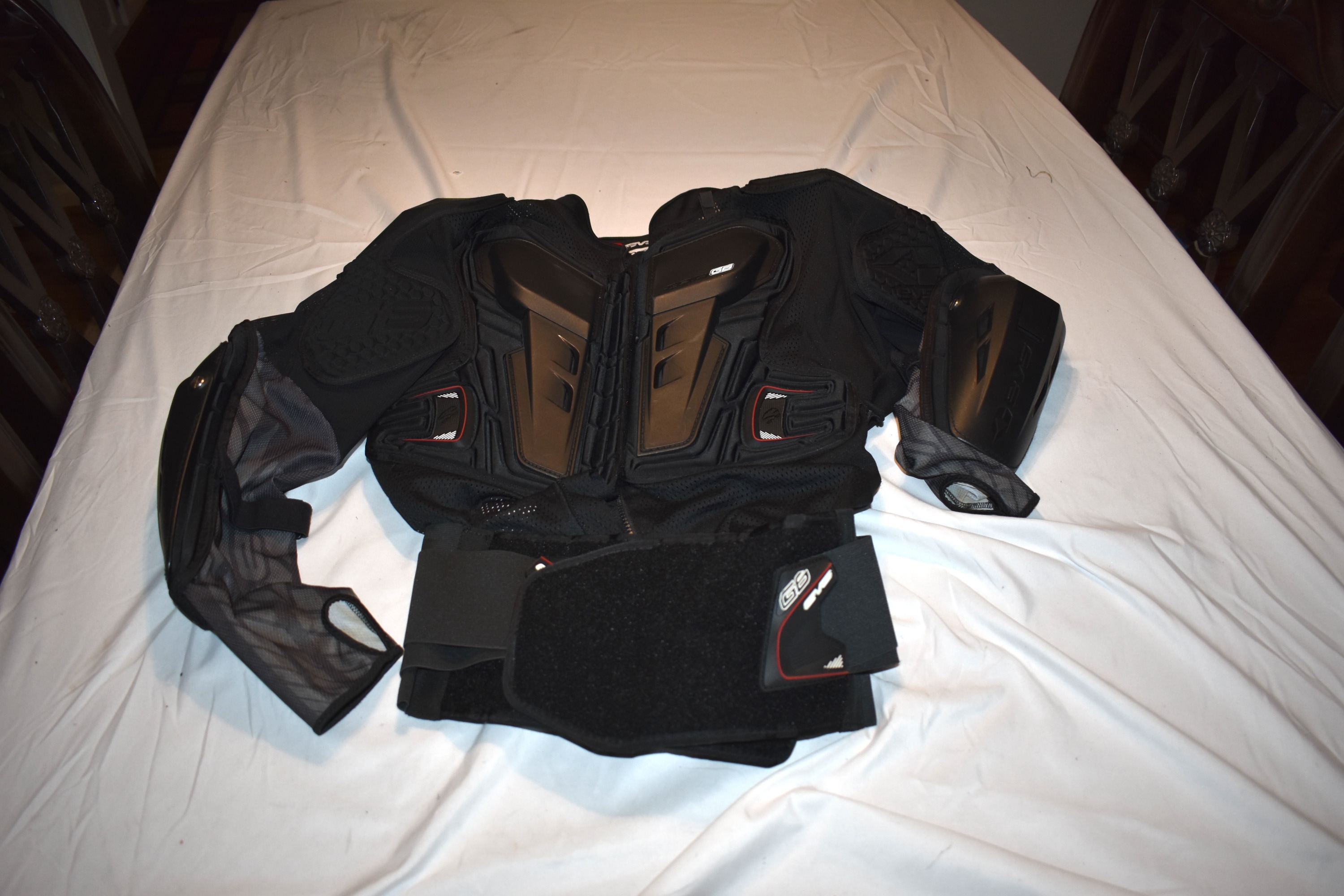 EVS G6 Advanced Ballistic Body Armor Jersey, Black, Medium - Great protection -