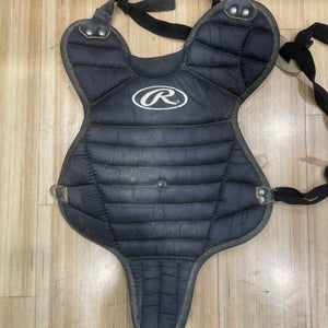 Black Used Youth Rawlings Catcher's Chest Protector