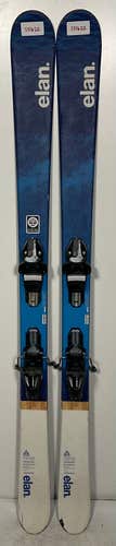 Used Kid's Elan 165cm Pinball Skis With Elan 7.5 Bindings (SY1622)