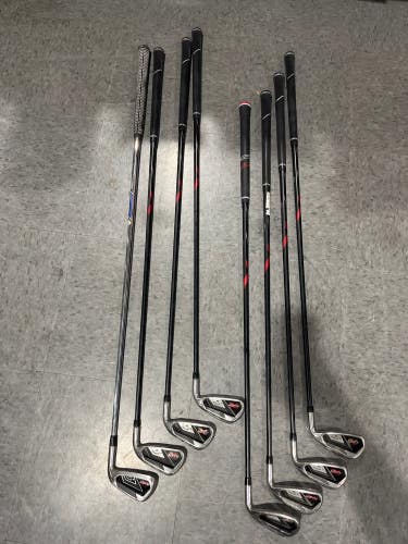 Used Men's Callaway Razr X Right Handed Iron Set Regular Flex Graphite Shaft