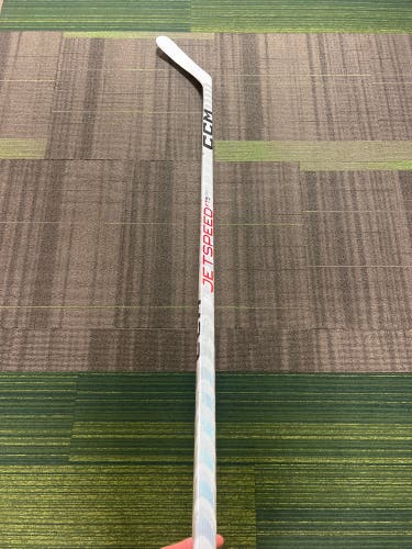 Senior Left Hand P92M Pro Stock All White Jetspeed FT6 Pro Series Hockey Stick