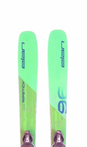 Used 2020 Elan Ripstick 96 Skis Tyrolia SP 10 Bindings Size 167 (Option 230789)