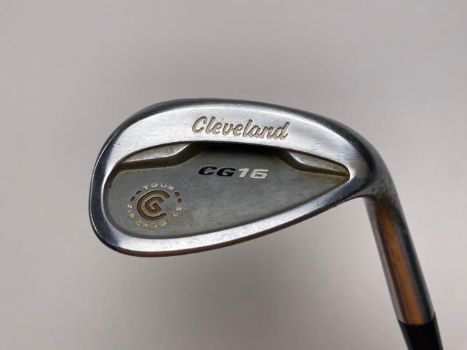 Cleveland CG16 Chrome Zip Groove 54* 10 Bounce Traction Wedge Steel Mens RH