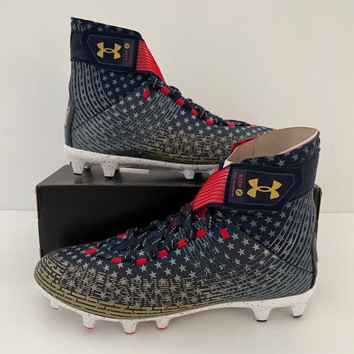 (Size 11) Under Armour Highlight MC LE USA Lacrosse/Football Cleats