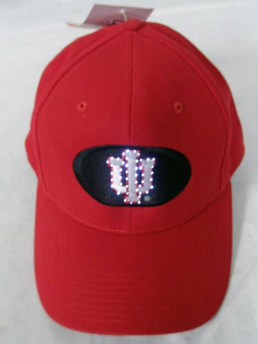 Indiana University Light Wear Fiber Optic Hat (Red, Adjustable) Golf Cap NEW