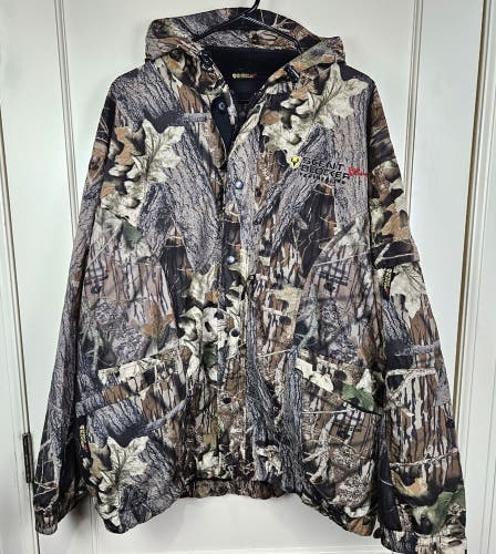 Scent Blocker Plus Featherlite Jacket XXL Mossy Oak Camo Hooded Hunting Coat