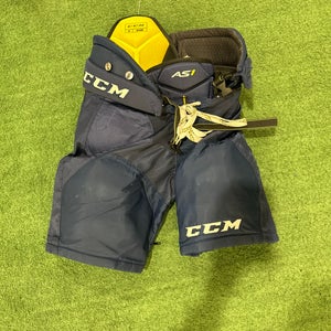 Blue Junior Used Medium CCM AS1 Hockey Pants
