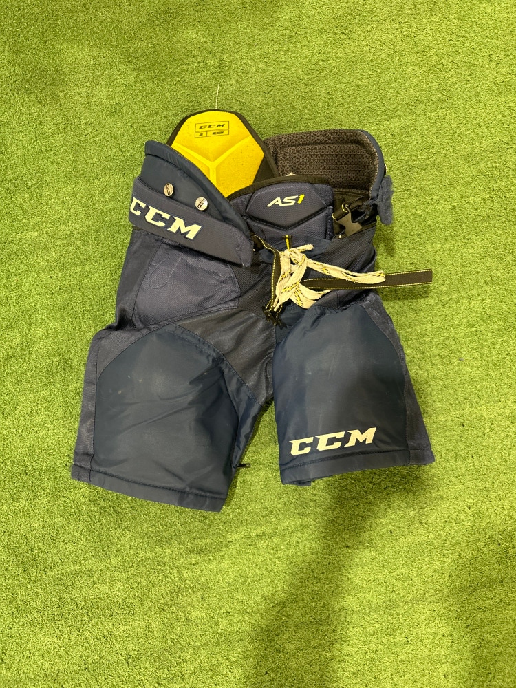 Blue Junior Used Medium CCM AS1 Hockey Pants