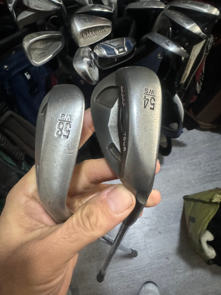 Ping Gorge Tour Wedges In Right Hand  58 and 54 Deg