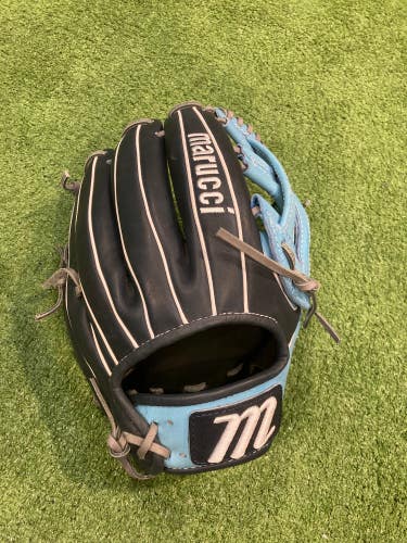 Blue New Marucci Cypress Series Right Hand Throw Infield Baseball Glove 12"