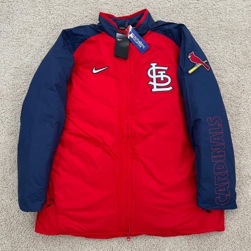 Nike St Louis Cardinals 2022 Authentic Clubhouse Jacket Men's Size Large