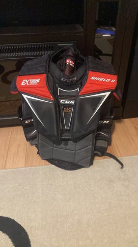 Used XL CCM Extreme Flex Shield 2 Goalie Chest Protector