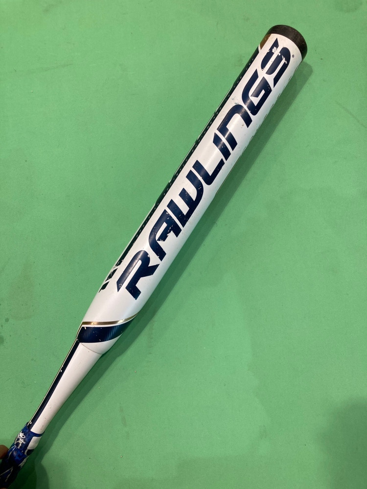 White Used 2019 Rawlings Velo Composite Bat (-10) 24 oz 34"