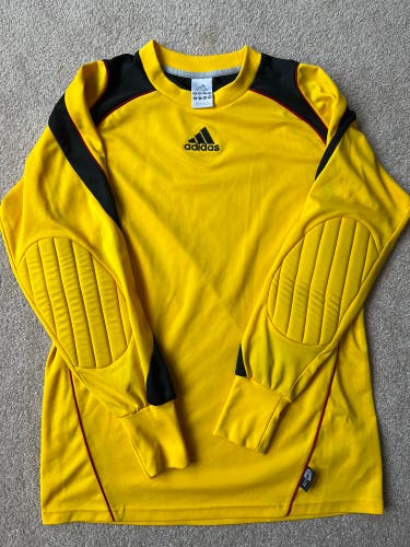 Adidas Goalkeeper jersey, Adult small, yellow