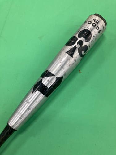 Used BBCOR Certified 2022 DeMarini The Goods One Piece Alloy Bat (-3) 28 oz 31"