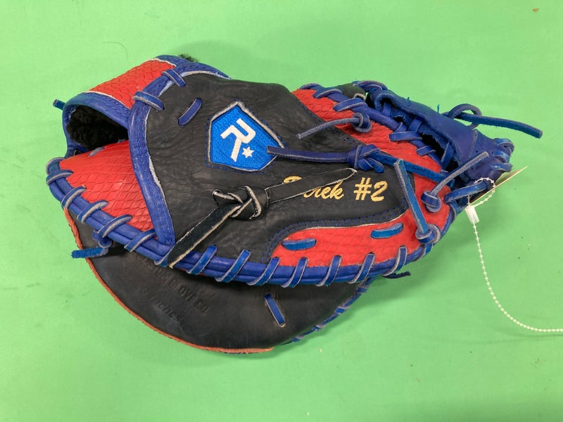 Blue RICO Custom Used Right Hand Throw Catcher's Glove 32.5"
